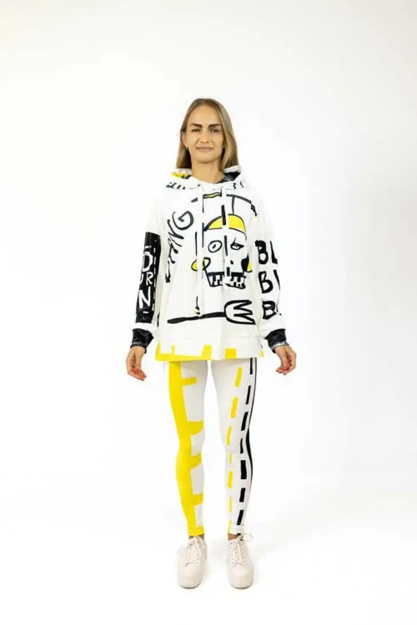Жіночий спортивний костюм «Bla-bla-bla» 