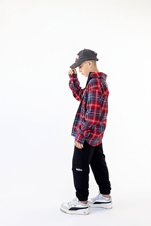 Штани «Карго» для хлопчиків чорні