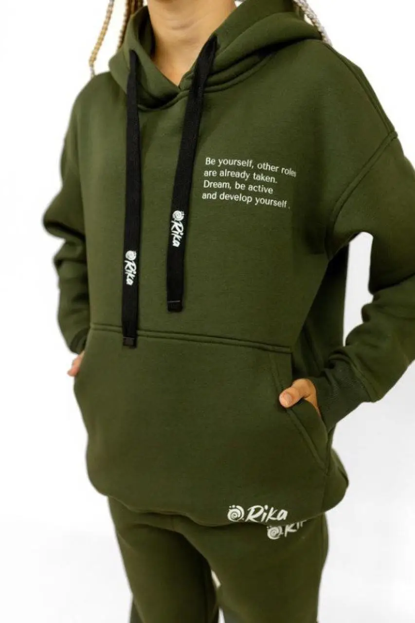 Спортивний костюм для дівчат «Forever» - хакі