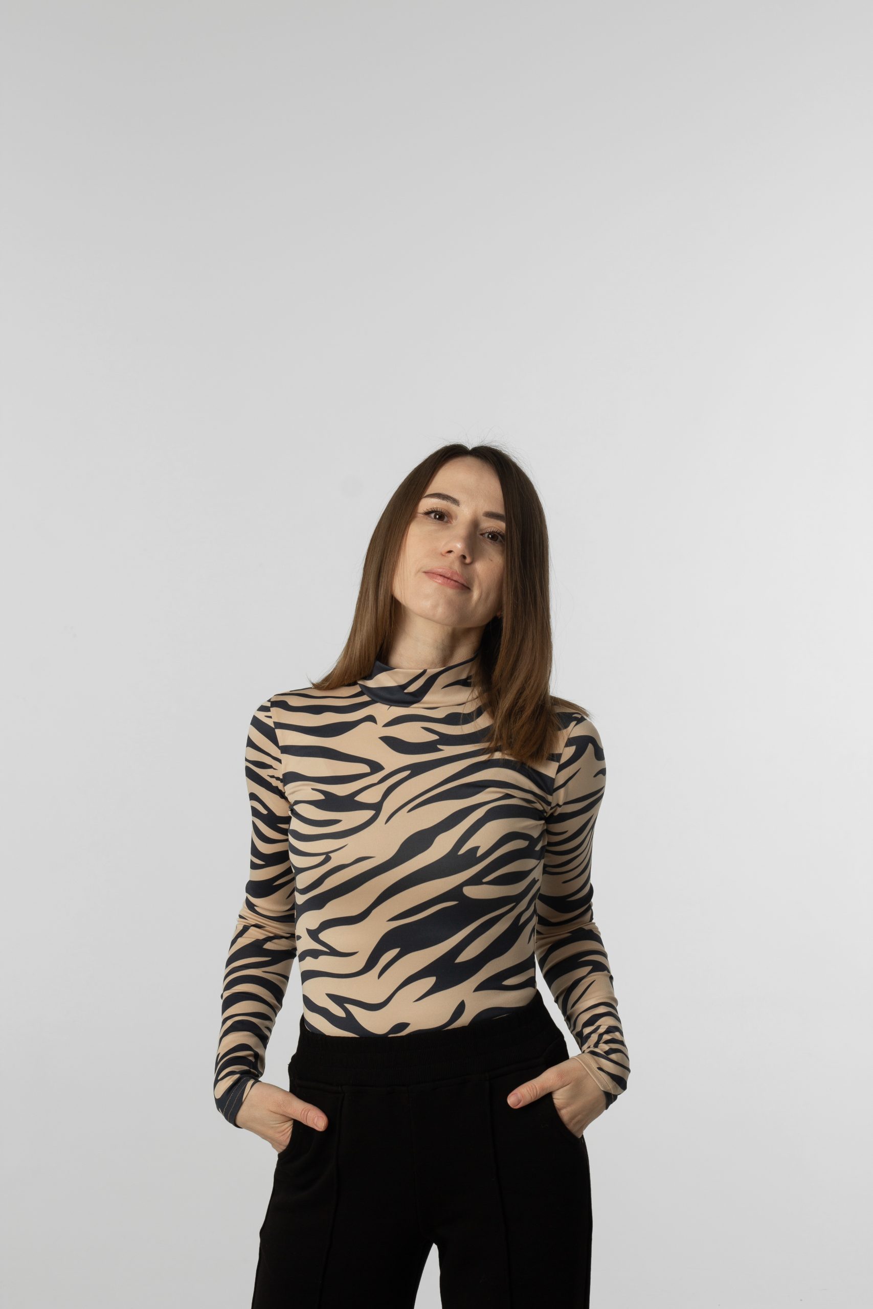 Боді жіноче з принтом TigerStripes